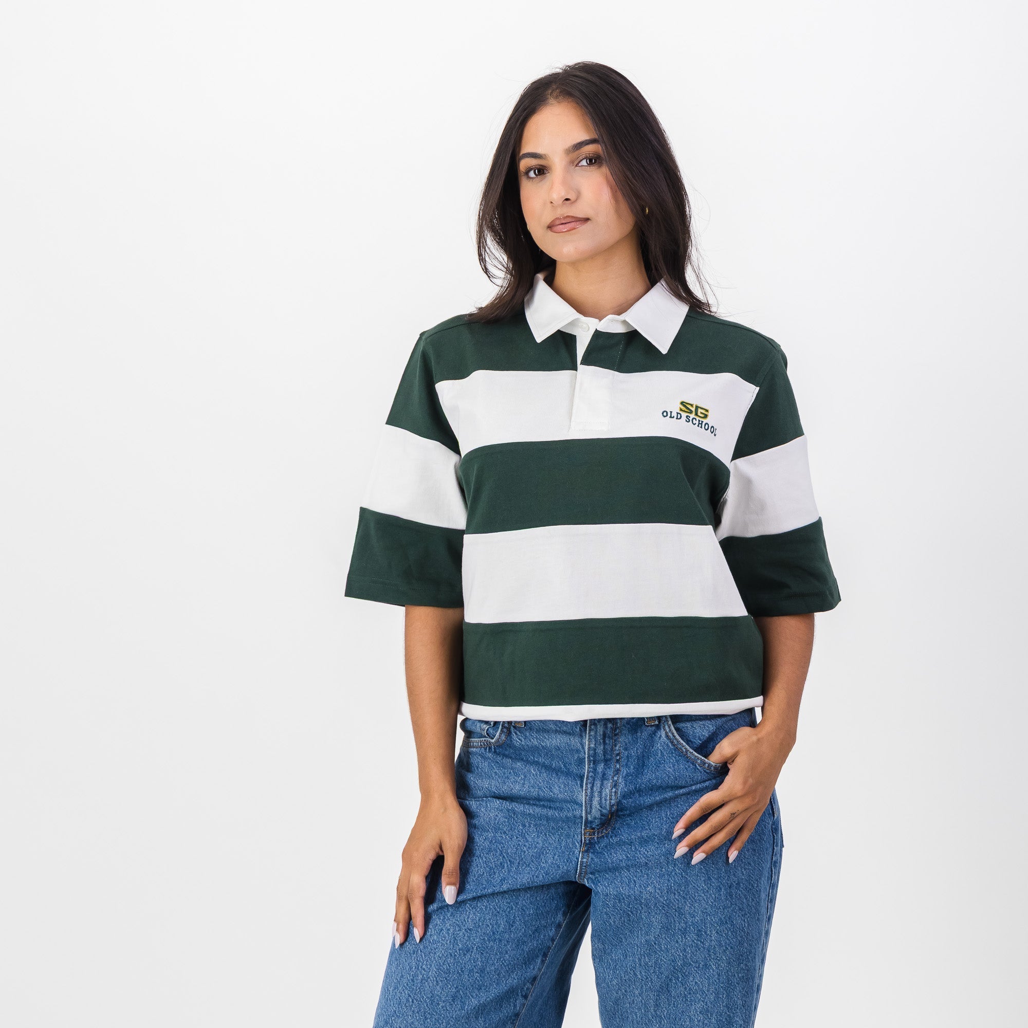 Southern Guards Short Sleeve Rugby Jersey Cut & Sew Green