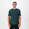Southern Guards Stacked Logo Regular Crew T-Shirt Plain Green