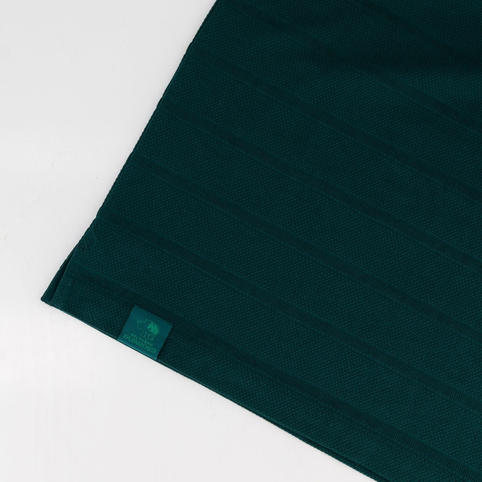 Southern Guards Stacked Logo Regular Crew T-Shirt Plain Green