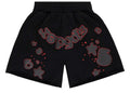 Sp5der Beluga Outline Sweatshort Black