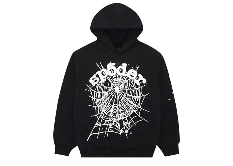 Sp5der OG Web Hoodie Black