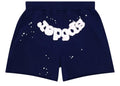 Sp5der OG Web Logo Sweat Short Navy