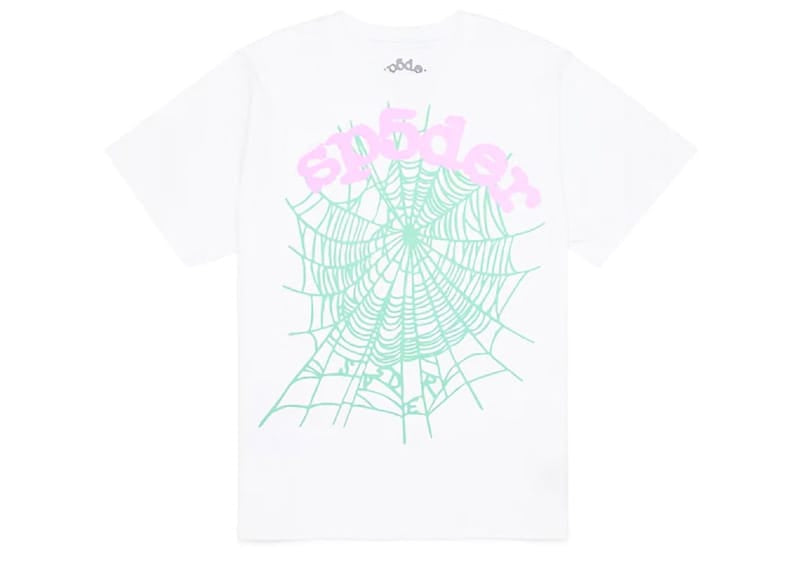 Sp5der OG Web Tee White