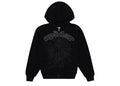 Sp5der OG Web V2 Rhinestone Zip Up Black