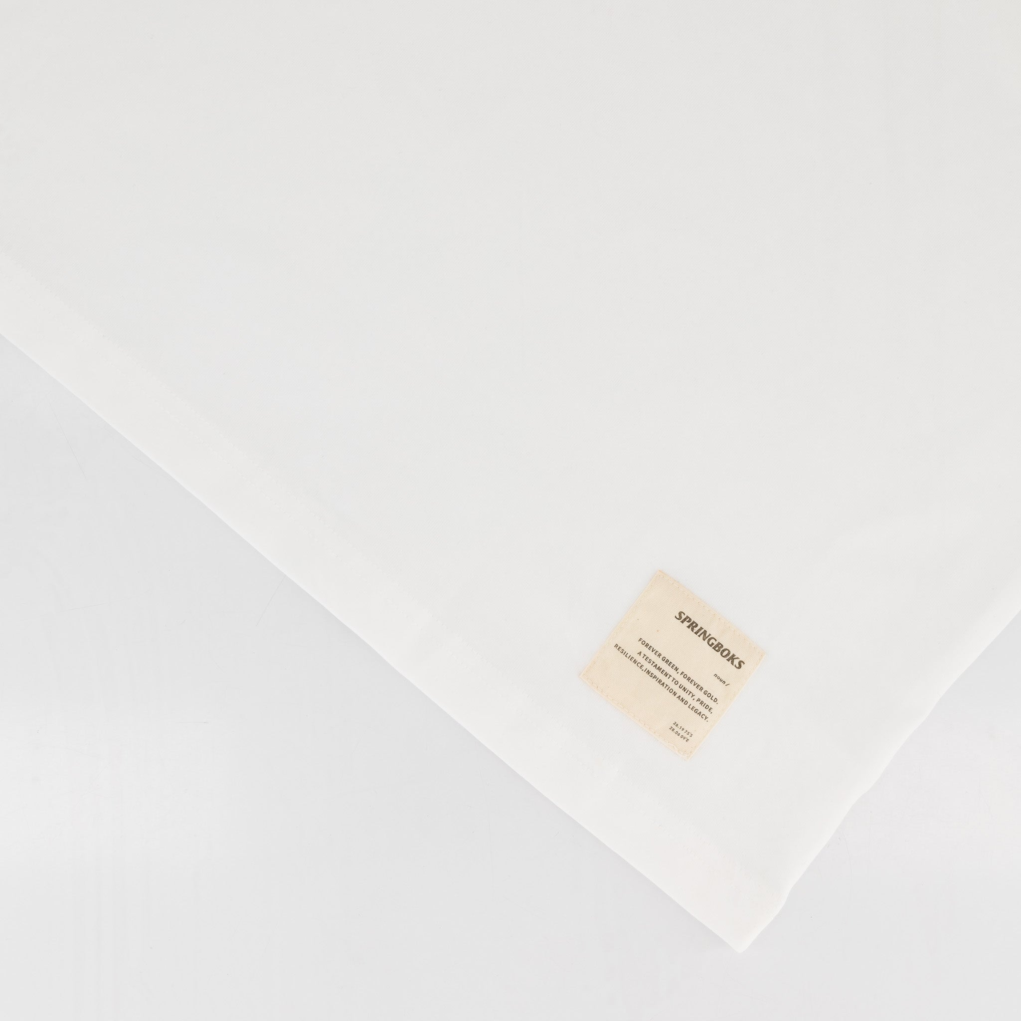 Springboks 95 Embroidery Boxy Crew Tee-White