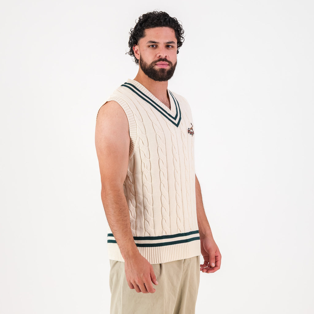 Springboks 95 Vest Knit- Ivory