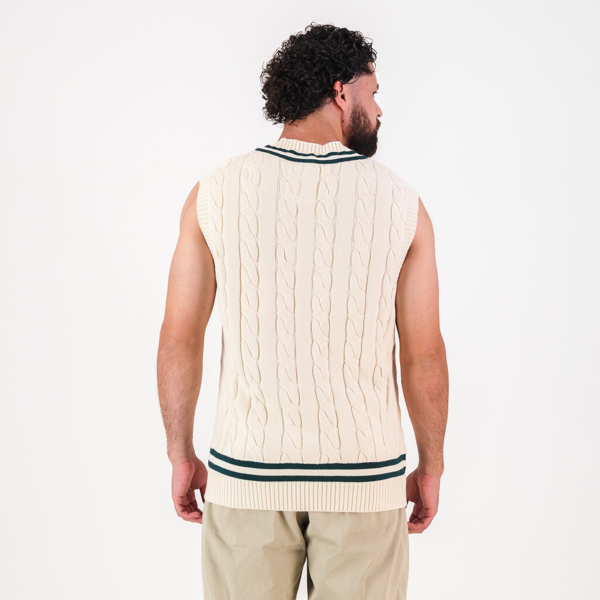 Springboks 95 Vest Knit- Ivory