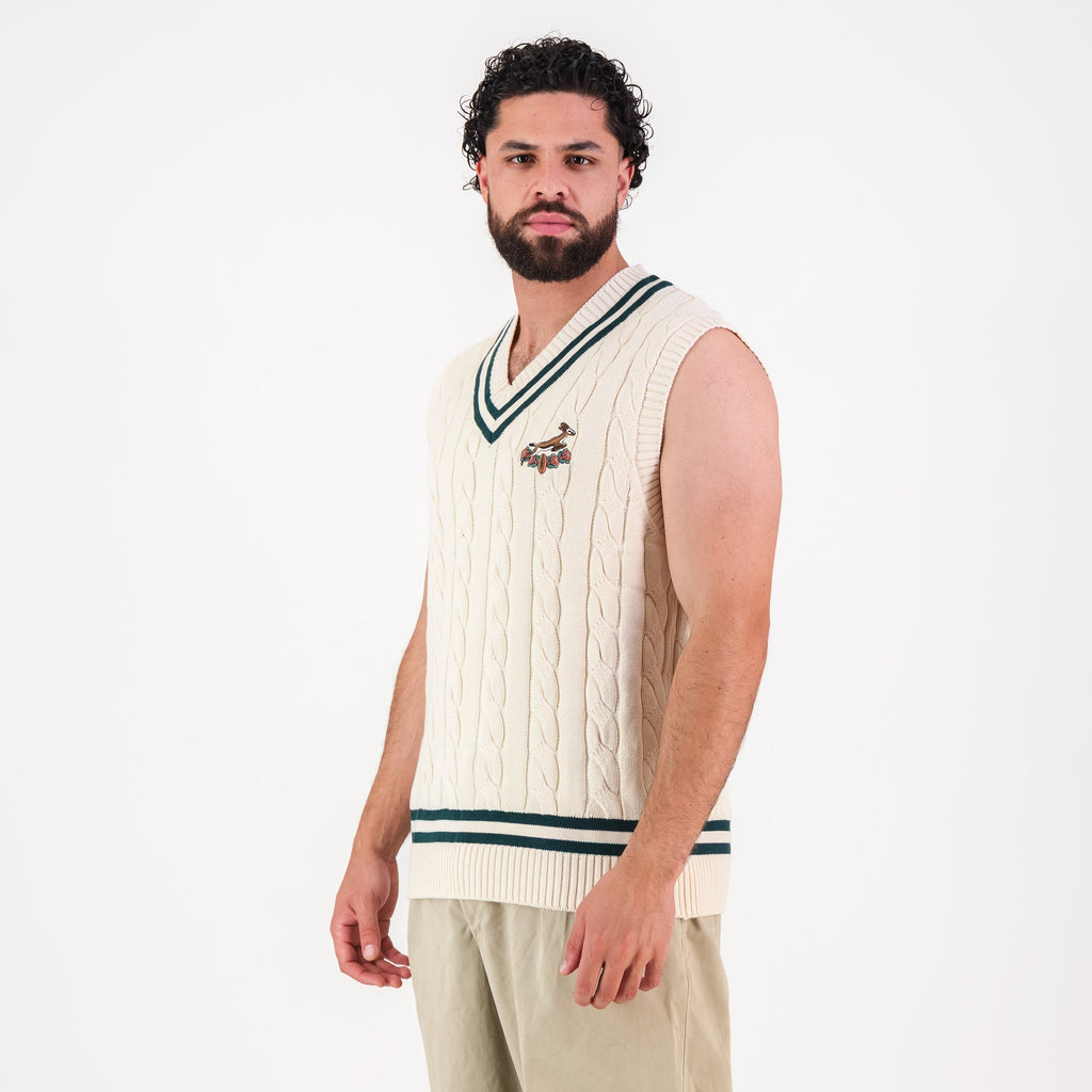 Springboks 95 Vest Knit- Ivory