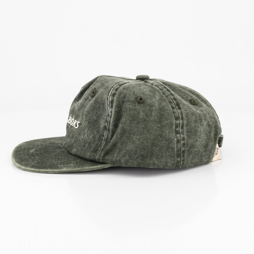 Springboks Satin Stitch Traditional Cap Green