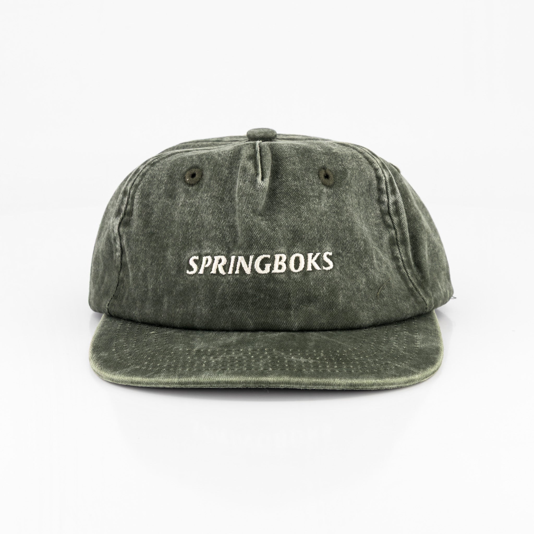 Springboks Satin Stitch Traditional Cap Green