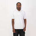 Springboks Contrast Embroidery Polo-White