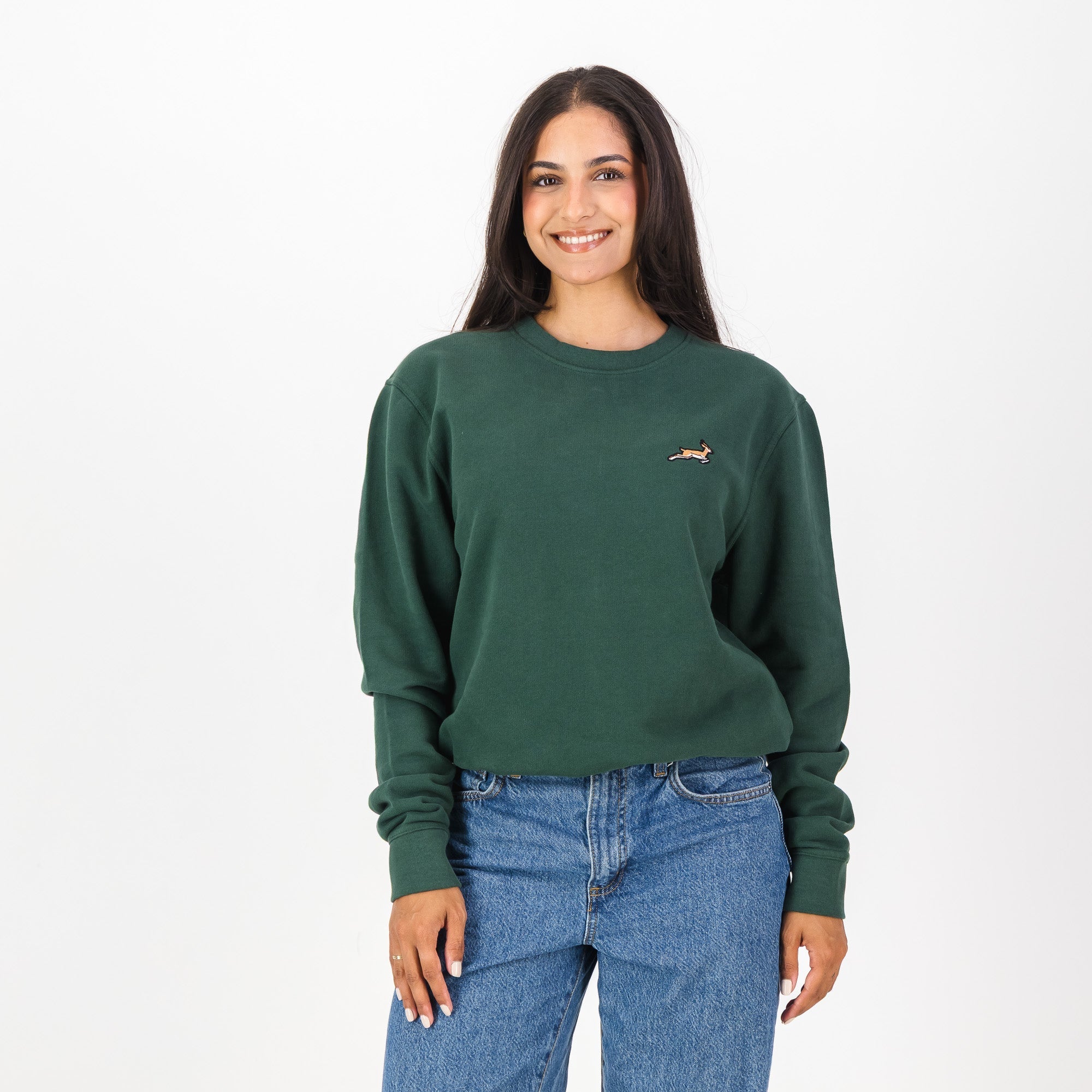 Springboks Essential Nat Embroidered Crew Sweat