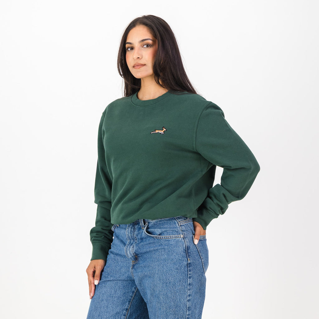 Springboks Essential Nat Embroidered Crew Sweat