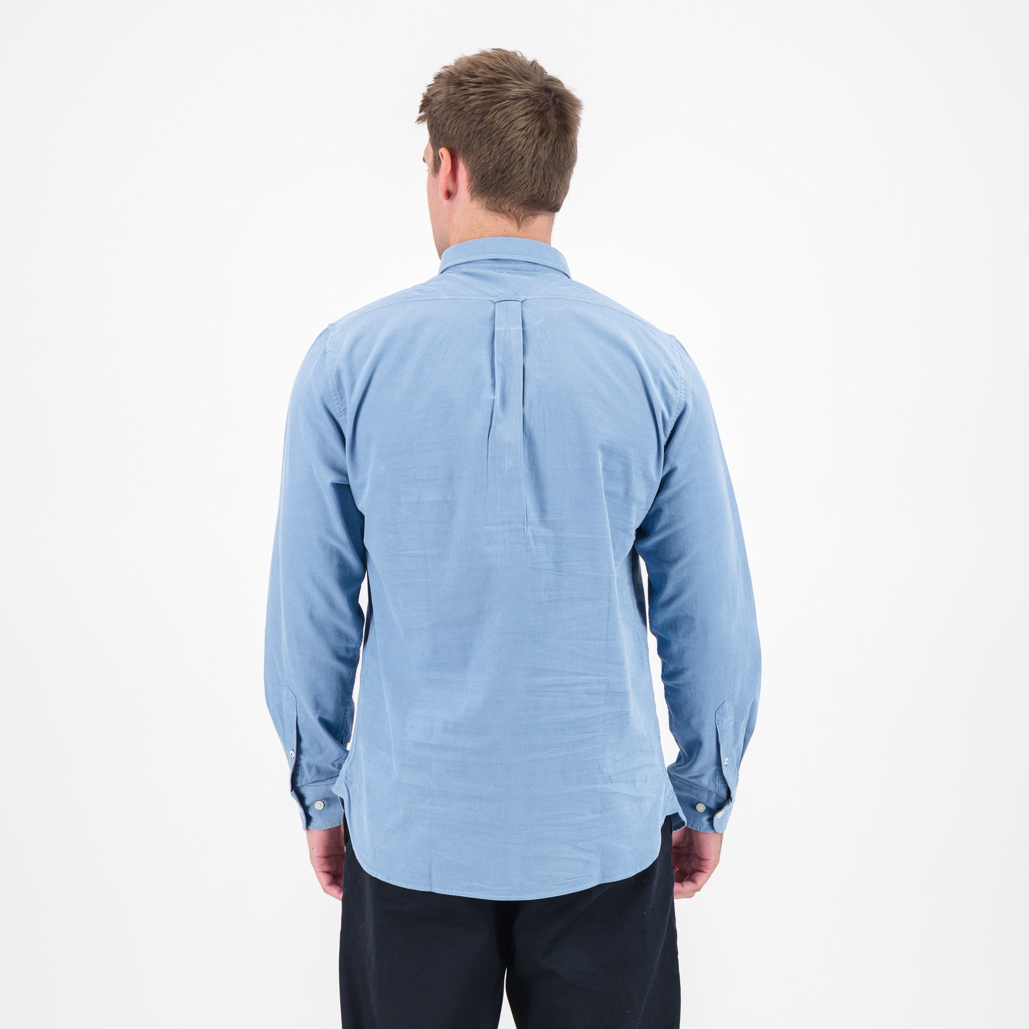 Springboks Fine Corduroy Shirt-Faded Denim
