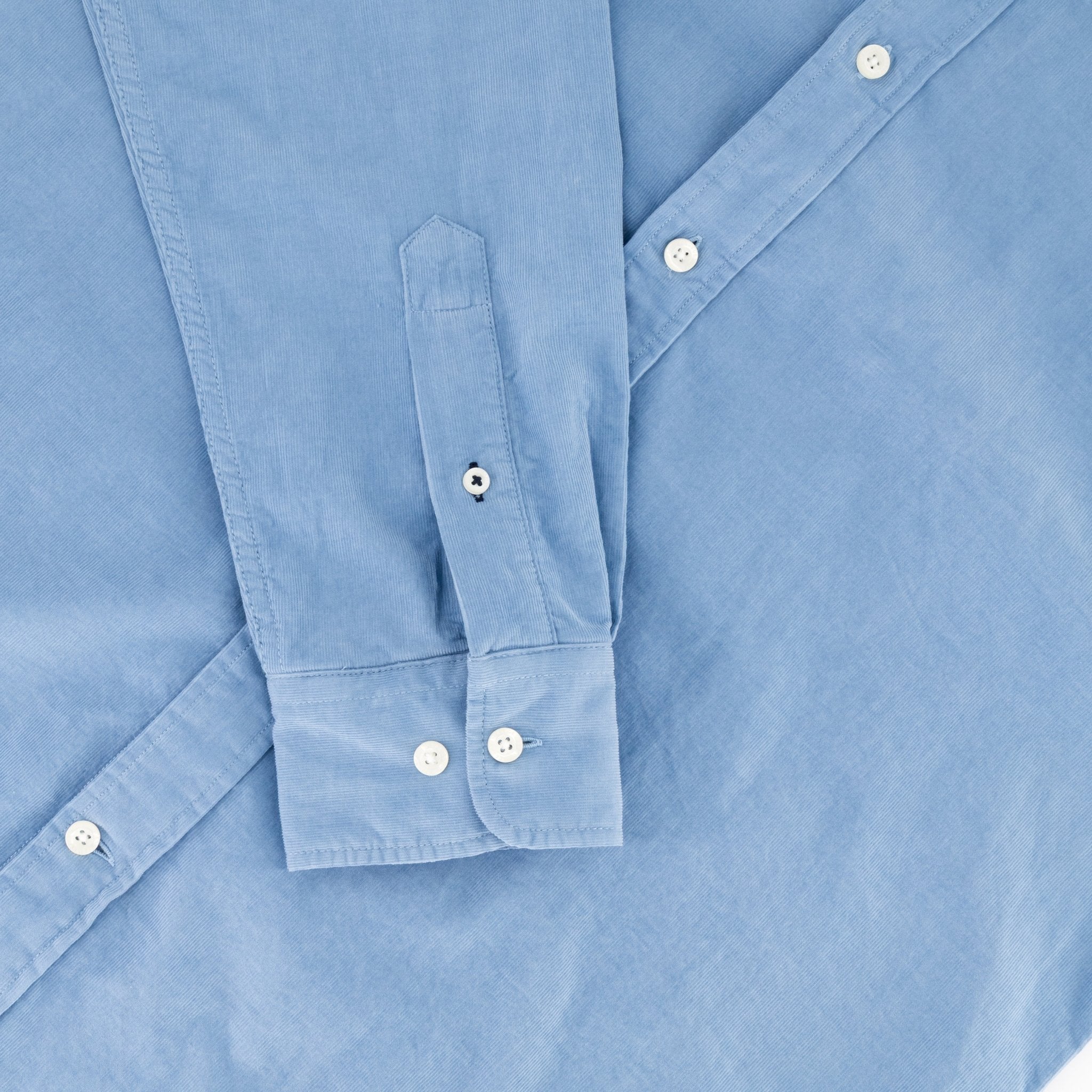 Springboks Fine Corduroy Shirt-Faded Denim