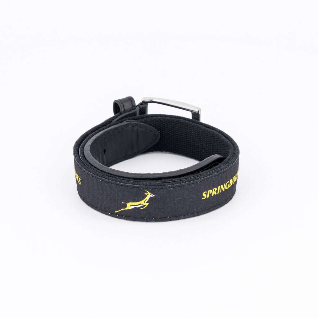 Springboks Golf Belt-Black