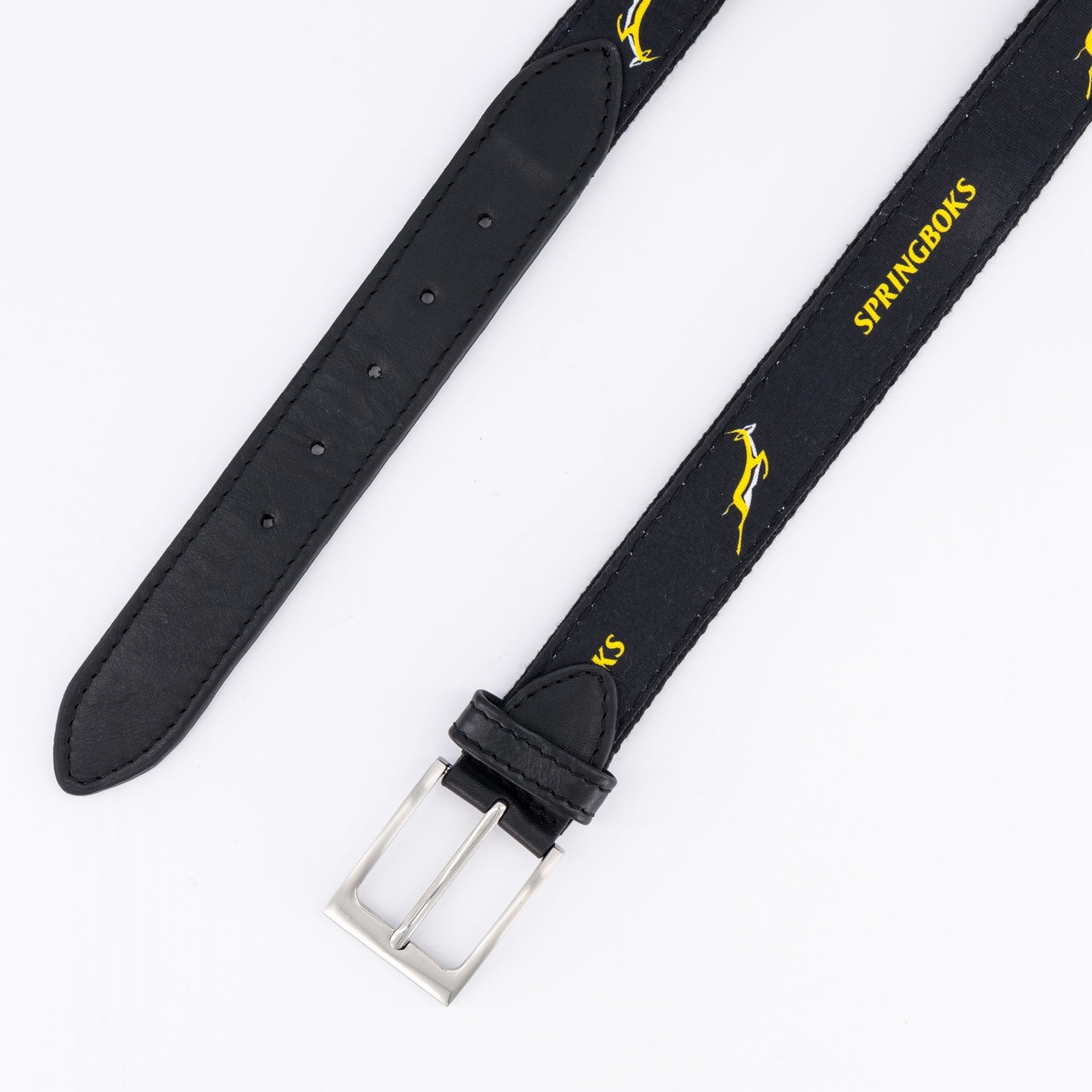Springboks Golf Belt-Black