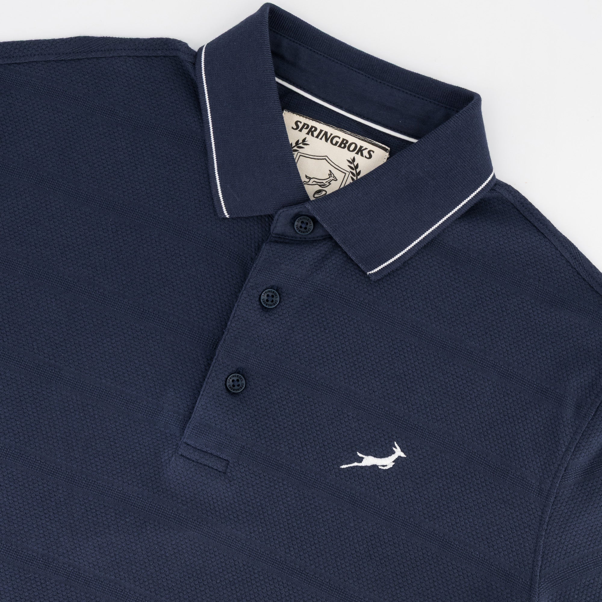 Springboks Golf SS Polo- Navy