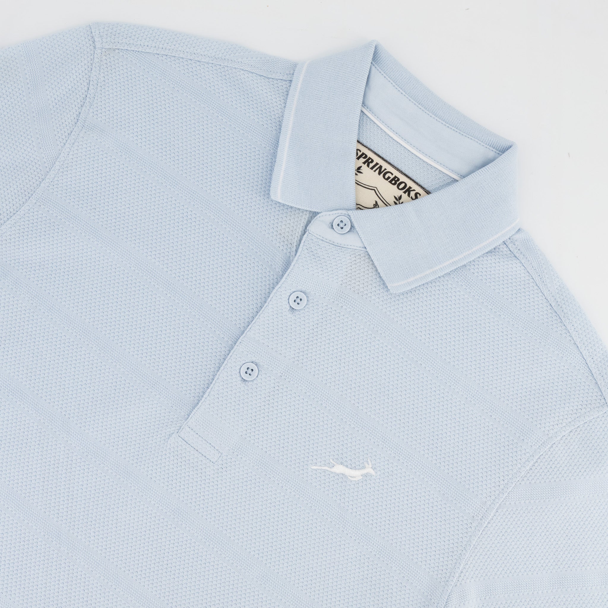 Springboks Golf SS Polo- Old Money Blue