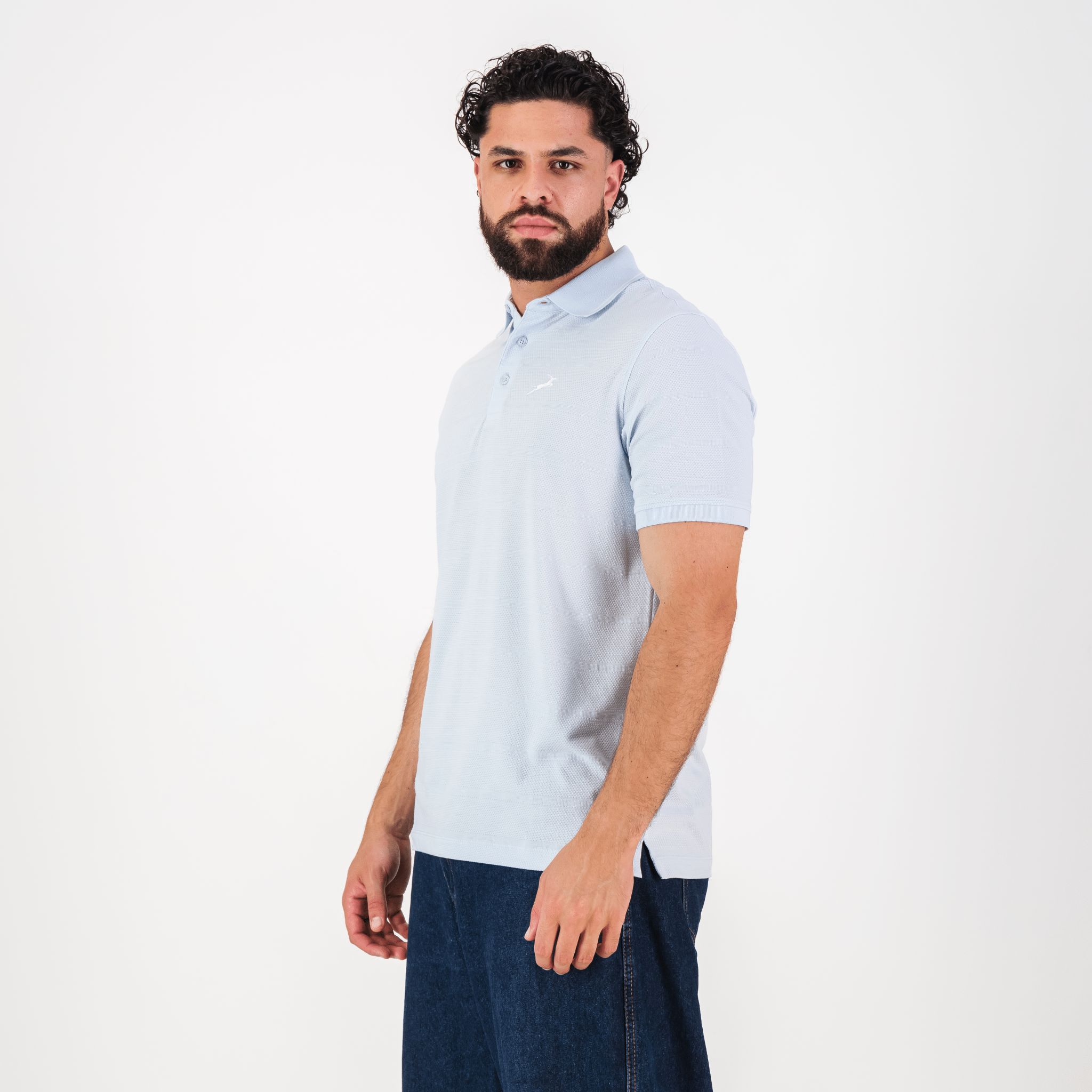 Springboks Golf SS Polo- Old Money Blue
