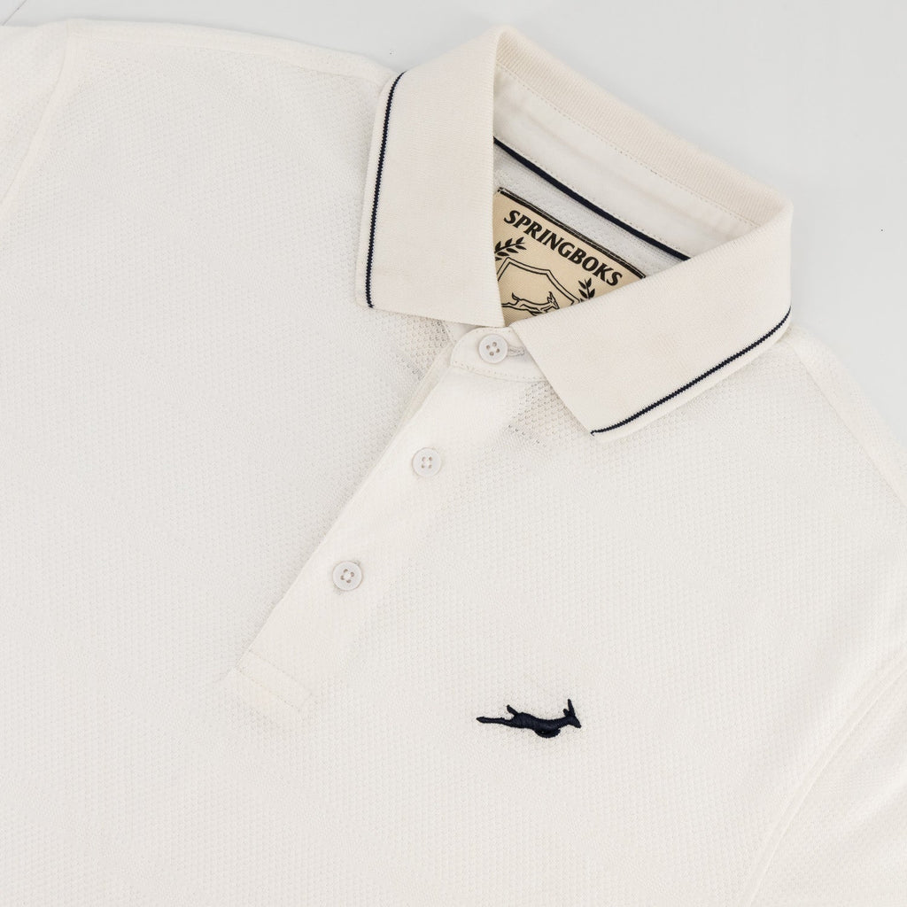 Springboks Golf SS Polo-White