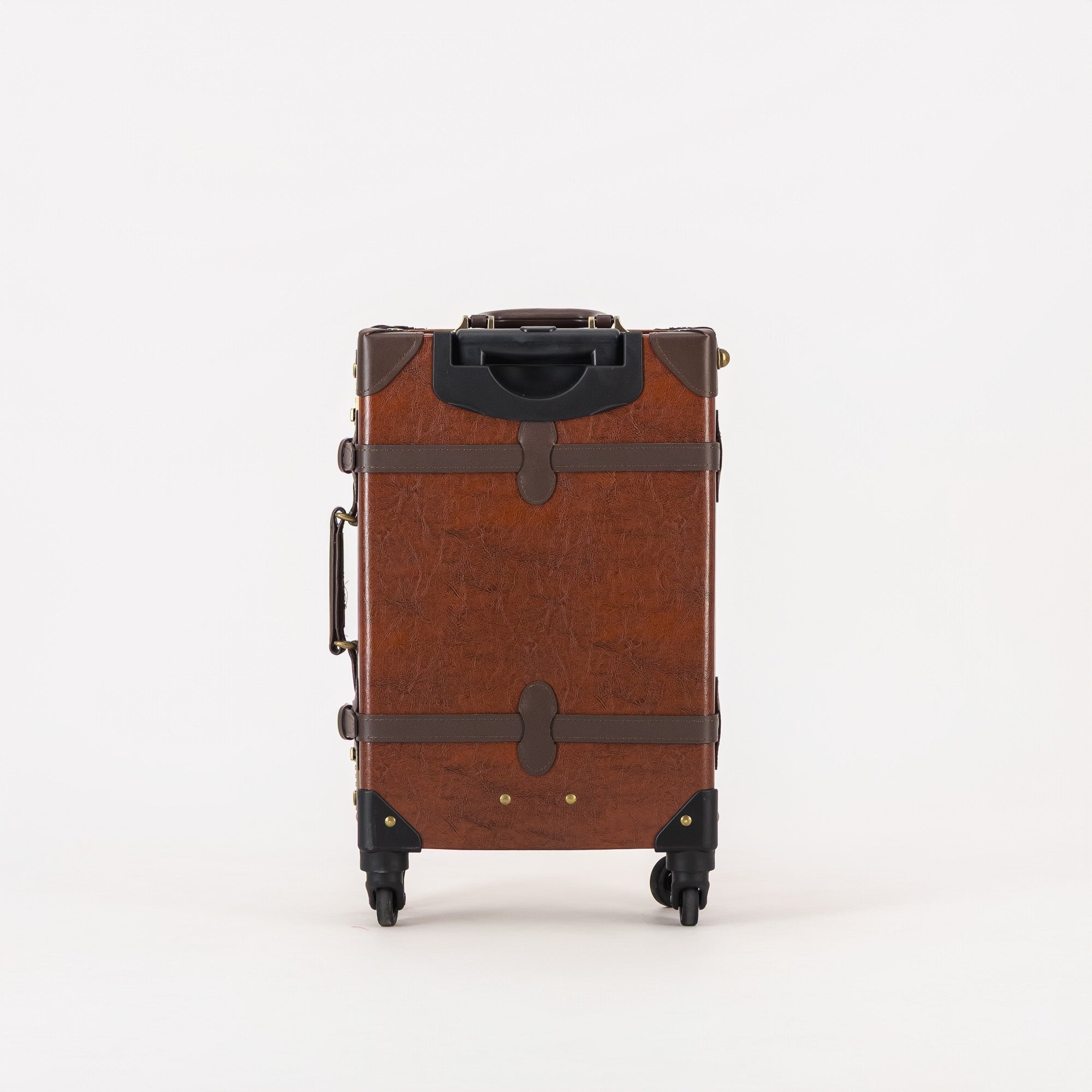 Springboks Leather Embroidered Suitcase - Brown