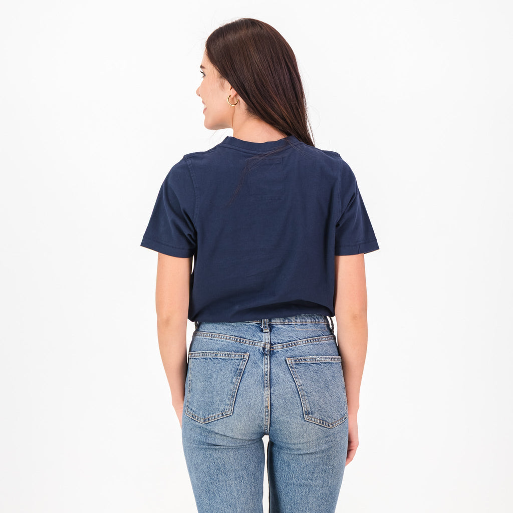 Springboks LC Badge Ladies Crew Tee - Navy
