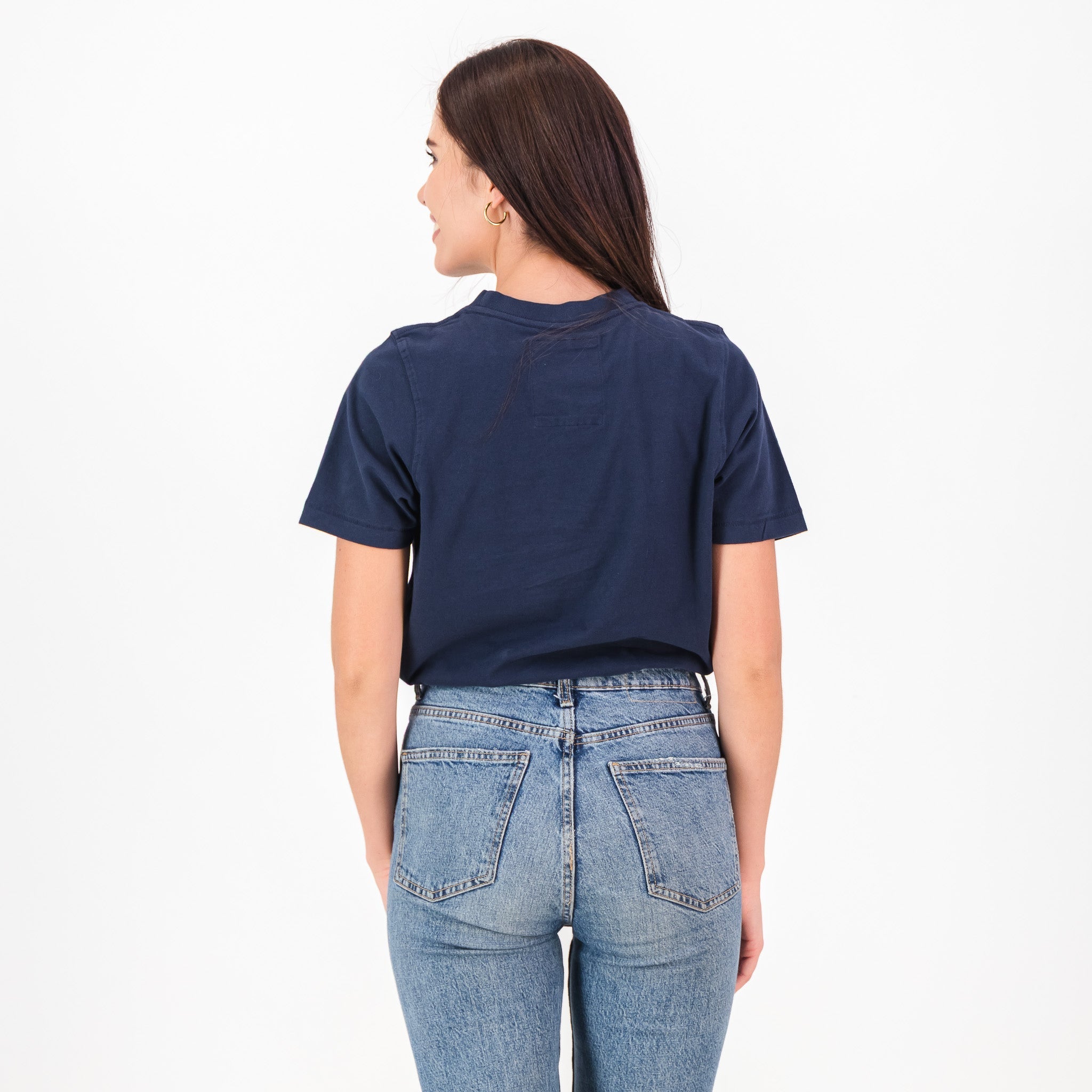 Springboks LC Badge Ladies Crew Tee - Navy