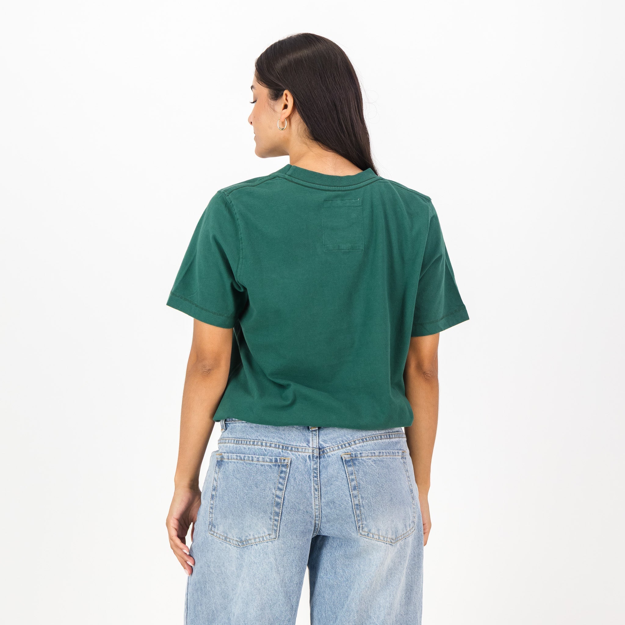 Springboks HS Sml Logo L Crew Tee-OS Green