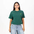 Springboks HS Sml Logo L Crew Tee-OS Green