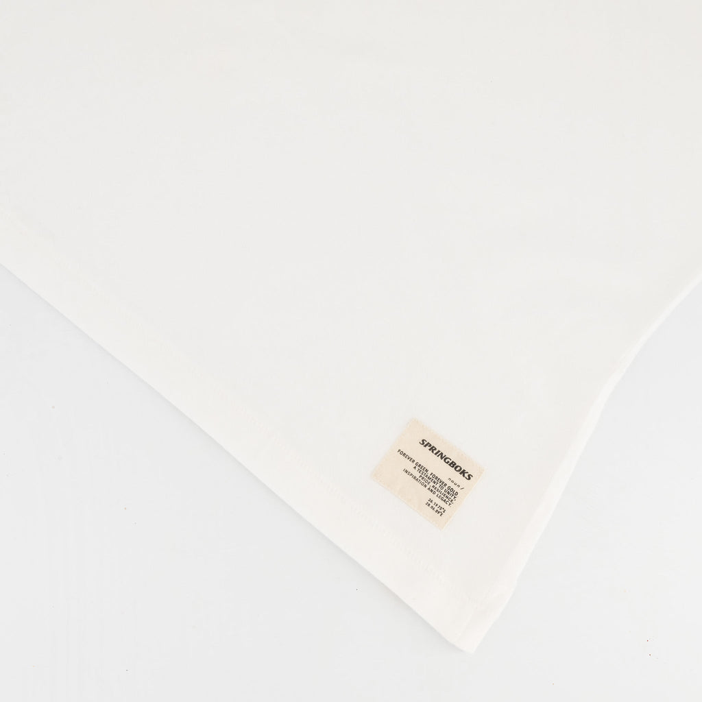 Springboks LC Badge Ladies Crew Tee - White
