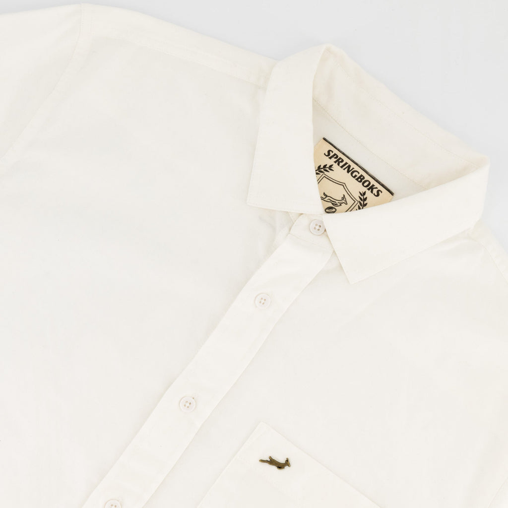 Springboks Ladies Oxford Shirt-White
