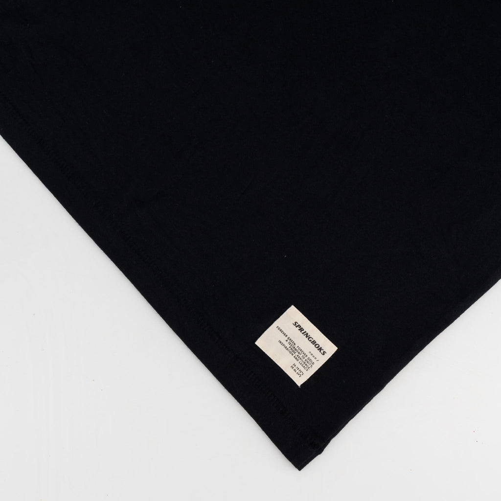 Springboks LC badge Regular Crew Tee - Black