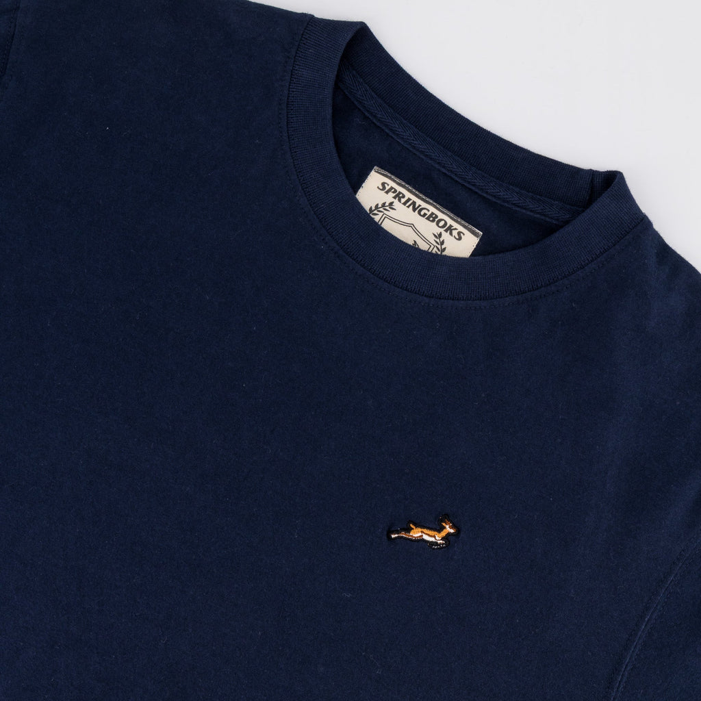 Springboks LC badge Regular Crew Tee - Navy