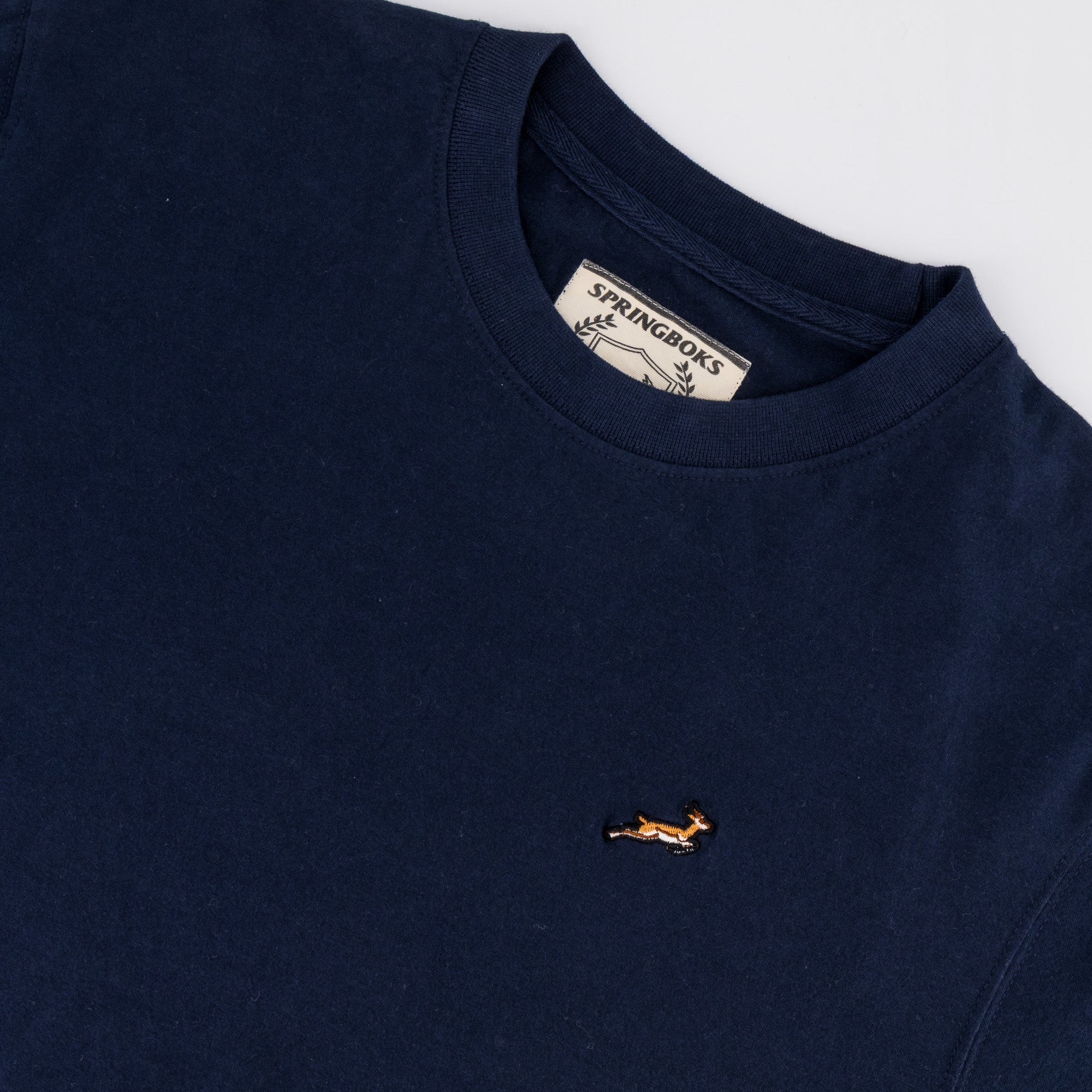 Springboks LC badge Regular Crew Tee - Navy