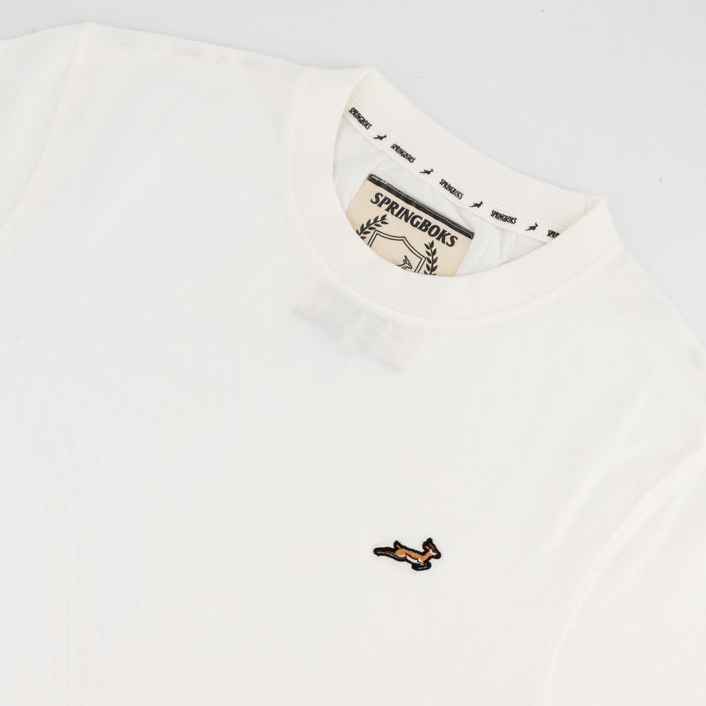 Springboks LC badge Regular Crew Tee - White