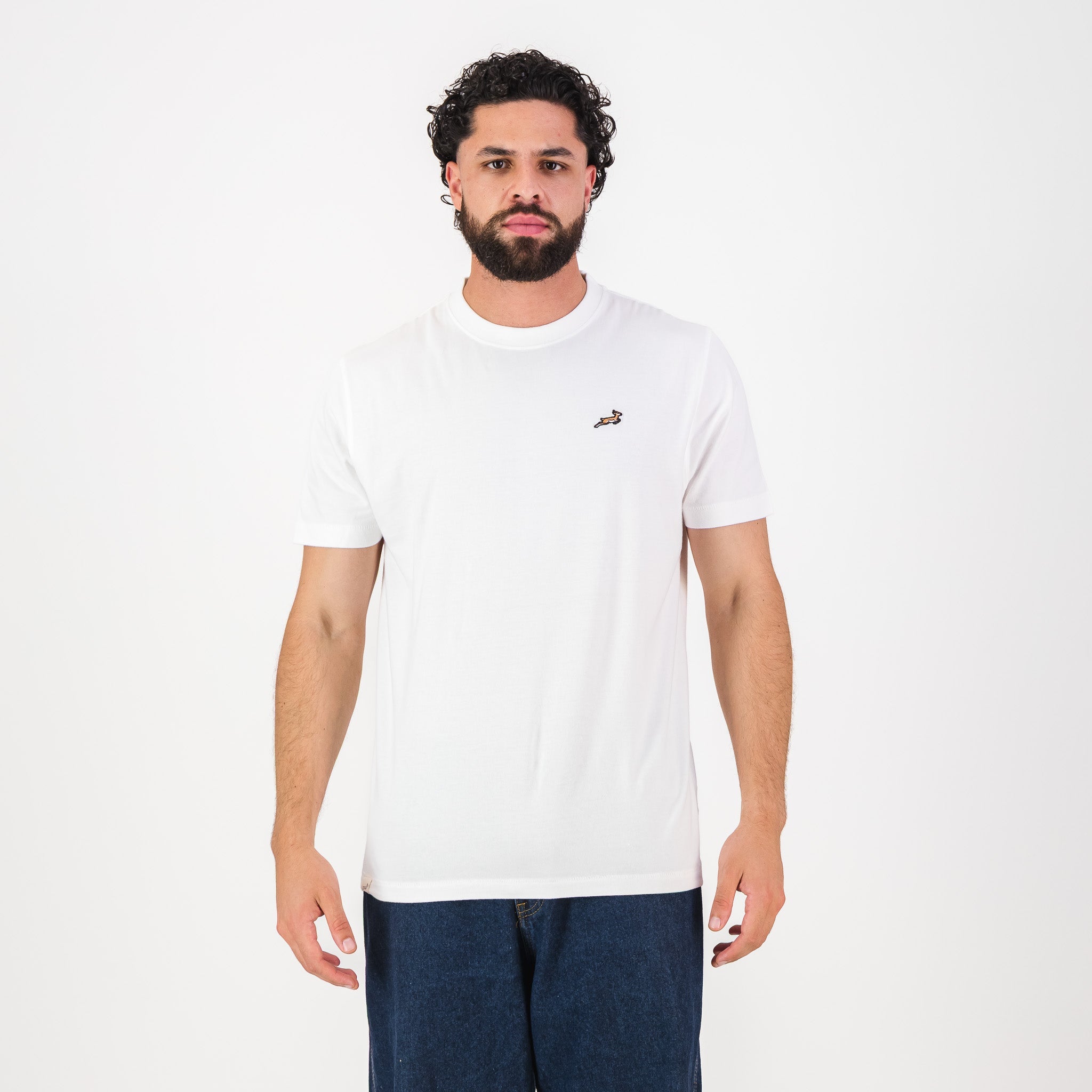 Springboks LC badge Regular Crew Tee - White