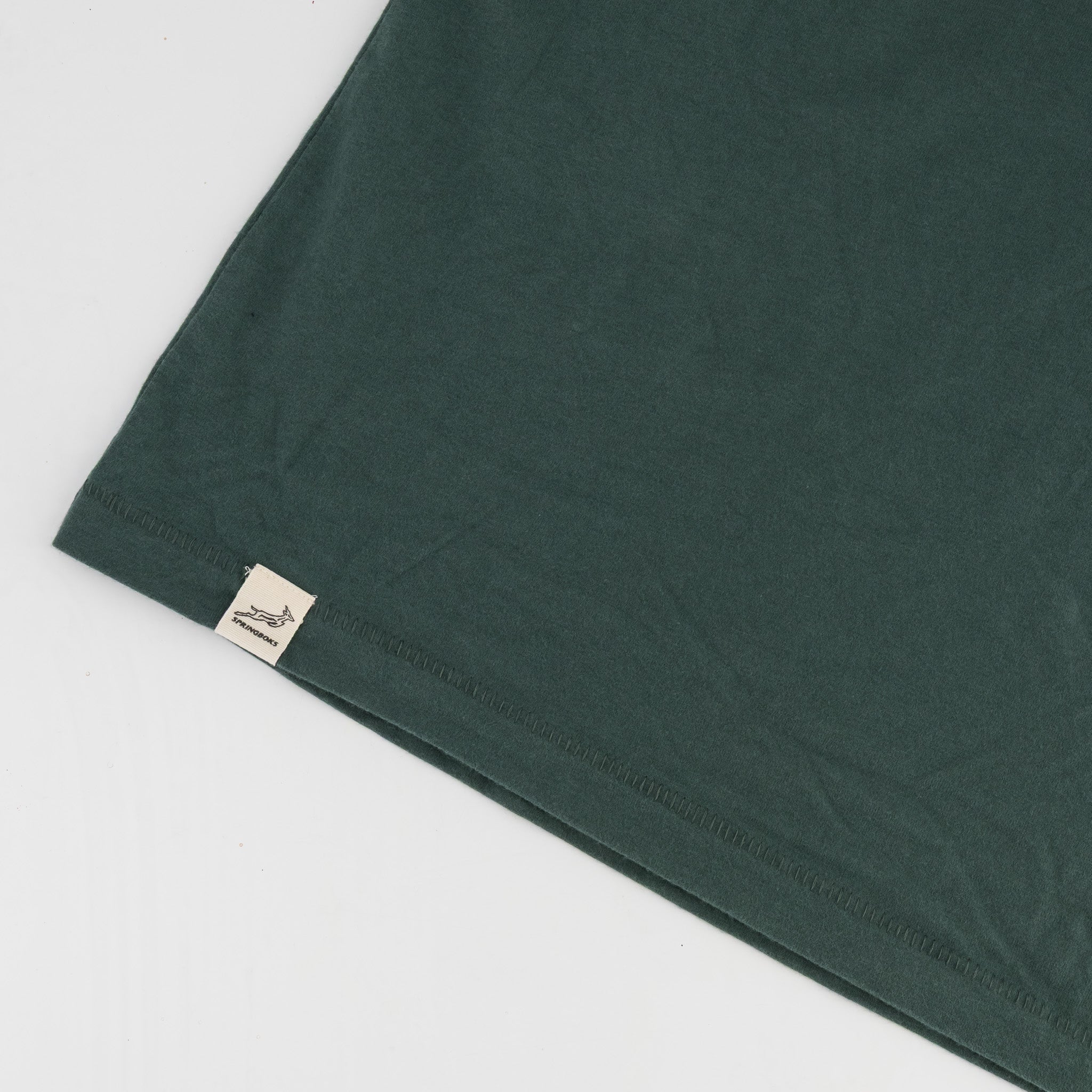 Springboks Mosaic Regular Crew Tee - Forest Green