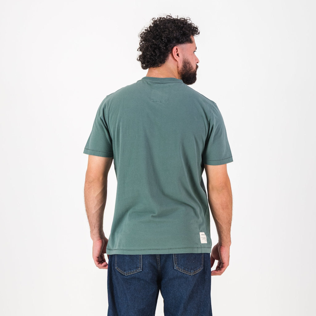 Springboks Mosaic Regular Crew Tee - Forest Green