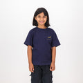 Springboks Painted Bok Kids Crew Tee-Navy