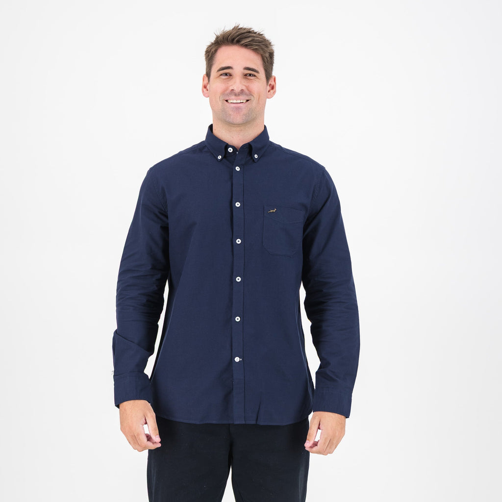 Springboks Premium Oxford Shirt-Navy