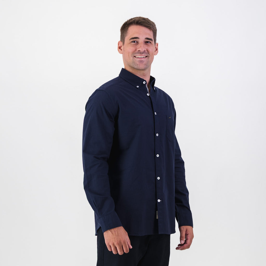Springboks Premium Oxford Shirt-Navy