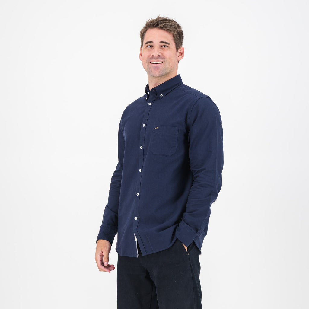 Springboks Premium Oxford Shirt-Navy