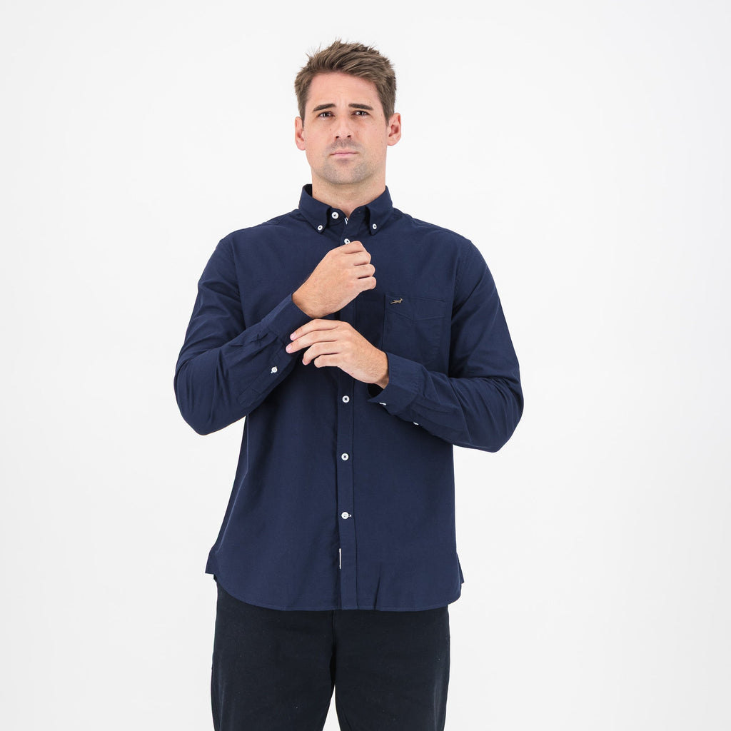 Springboks Premium Oxford Shirt-Navy