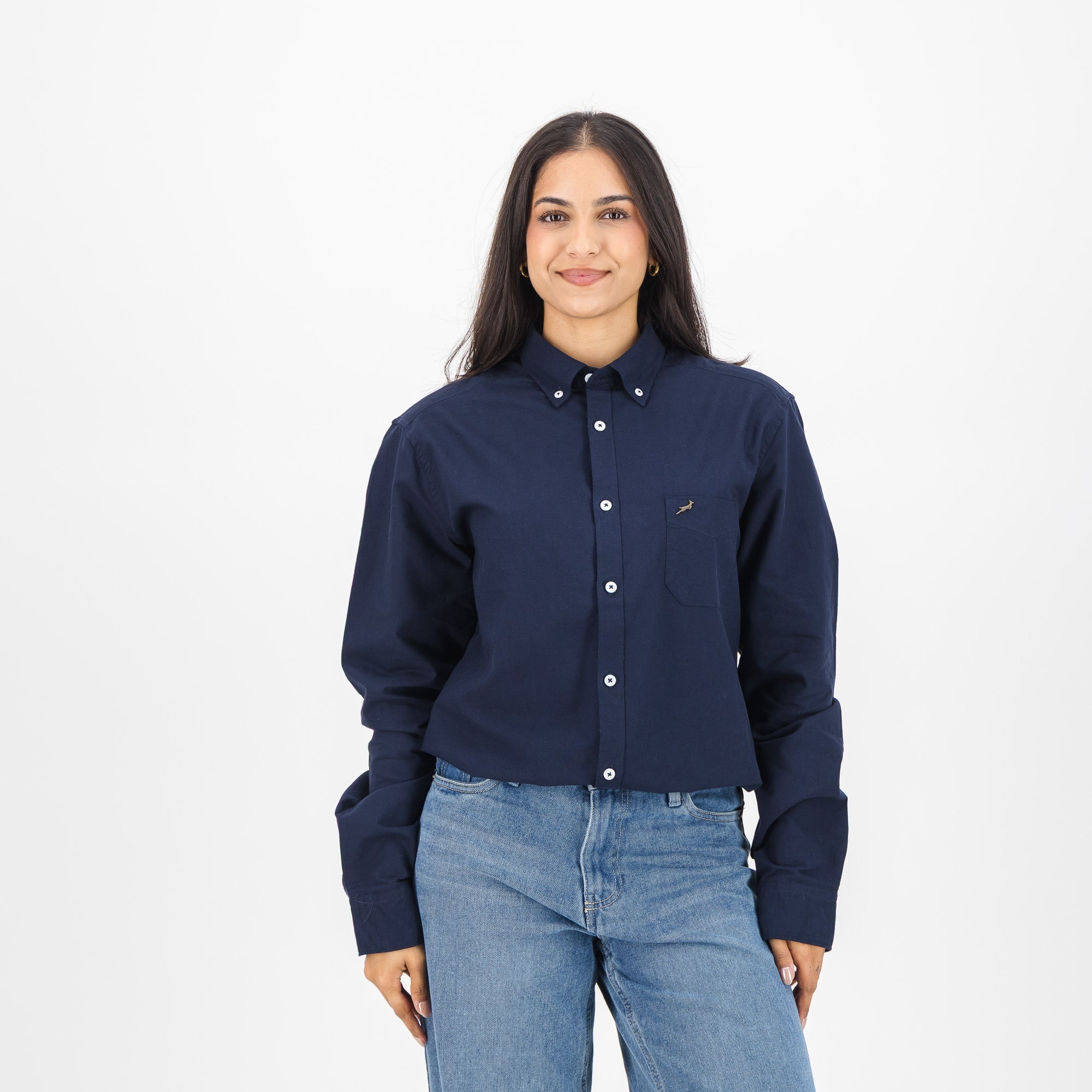 Springboks Premium Oxford Shirt-Navy