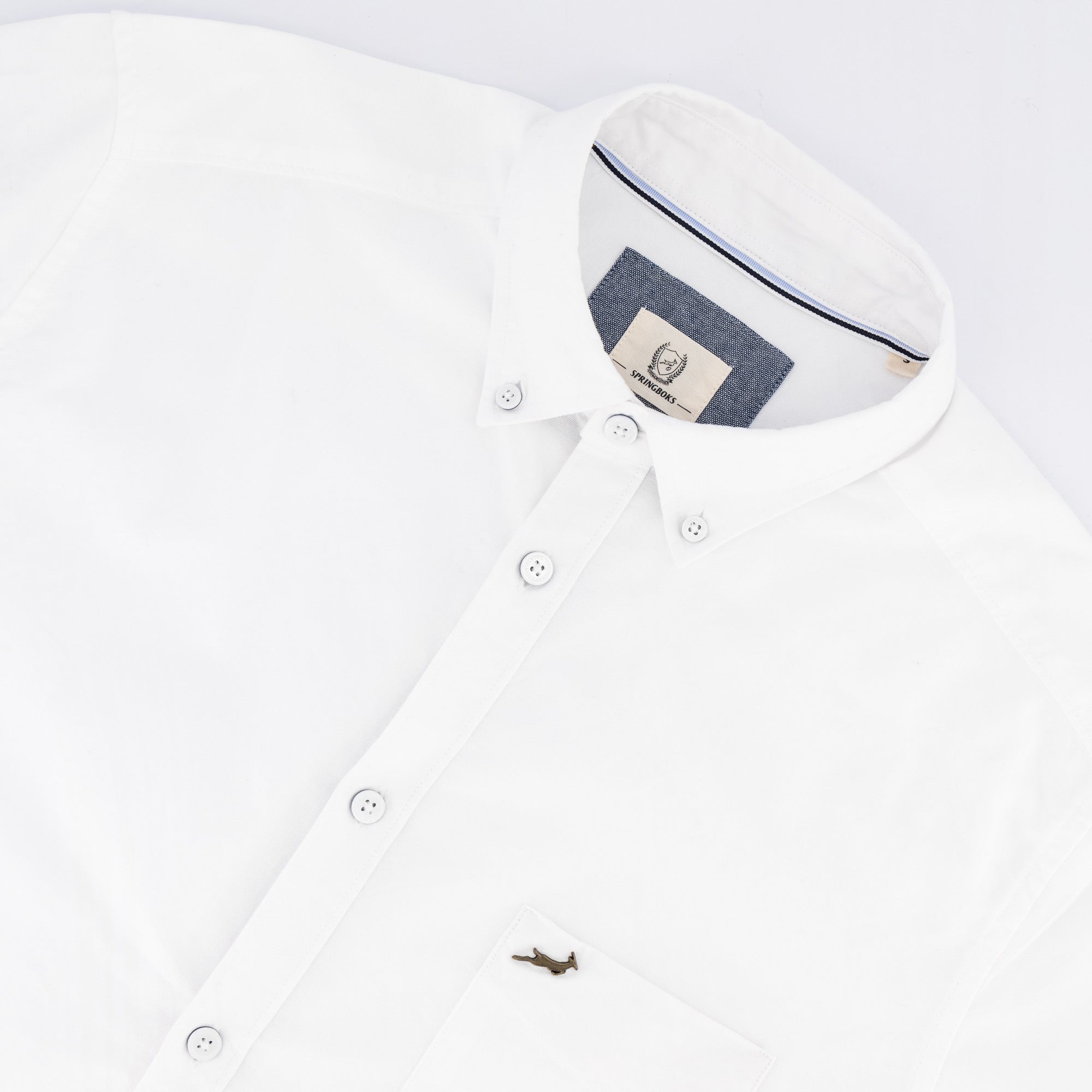 Springboks Premium Oxford Shirt-White