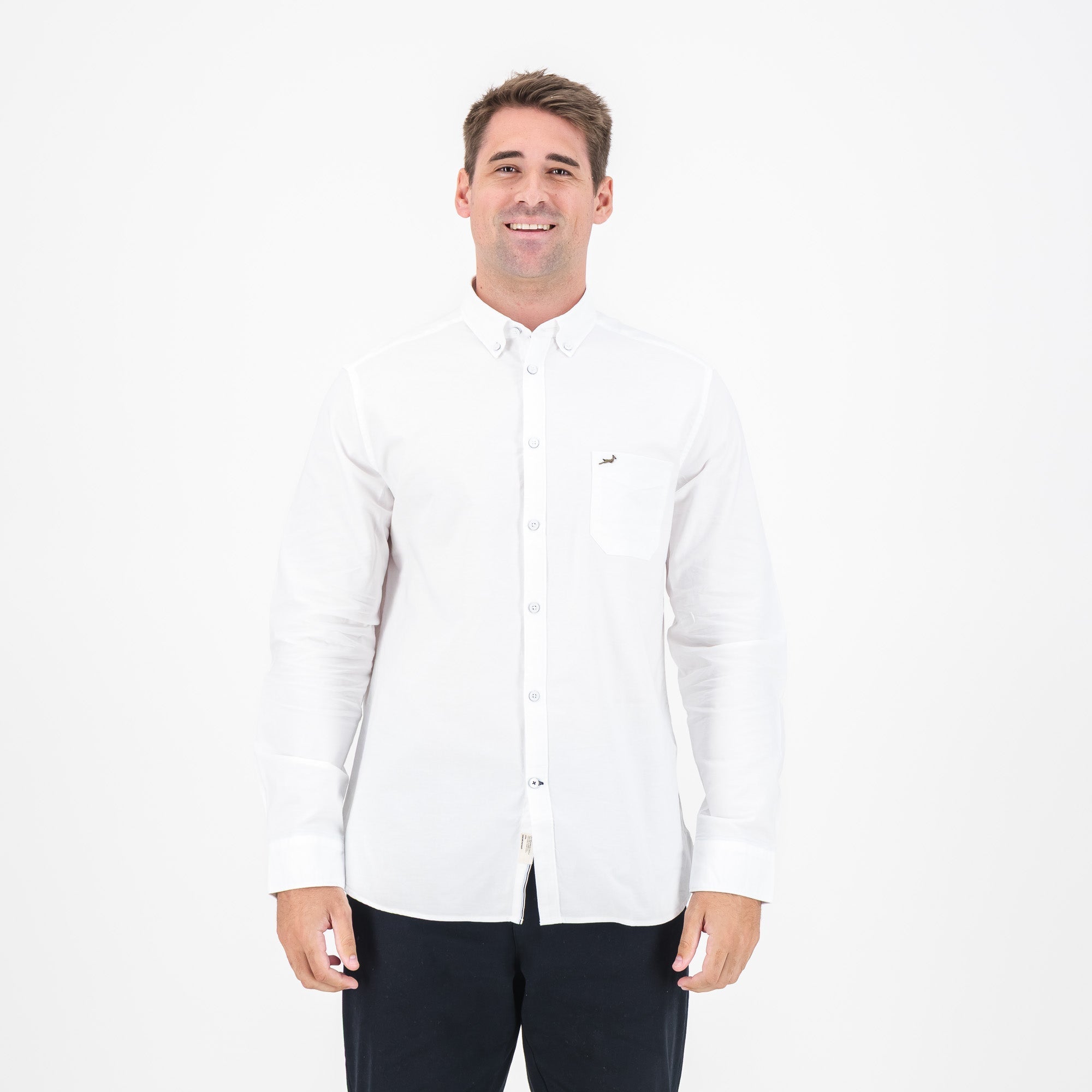 Springboks Premium Oxford Shirt-White