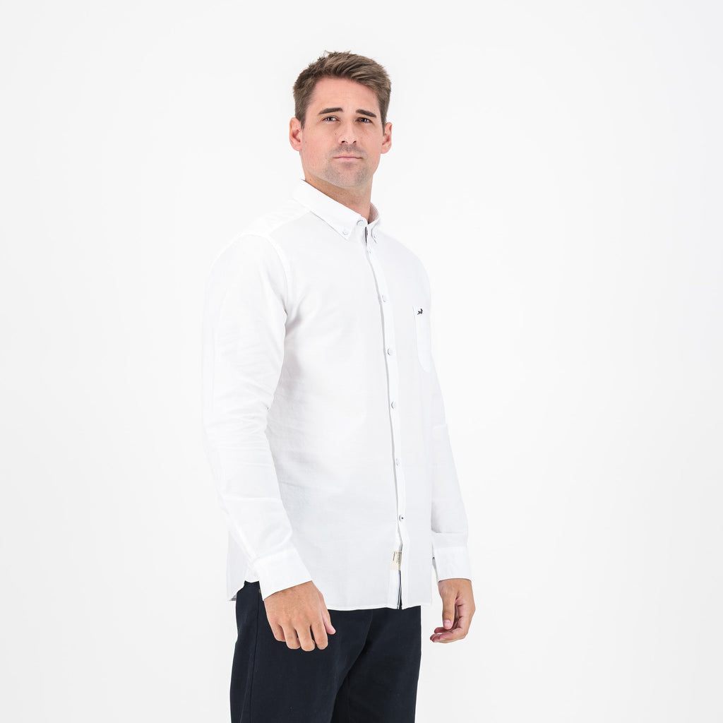 Springboks Premium Oxford Shirt-White