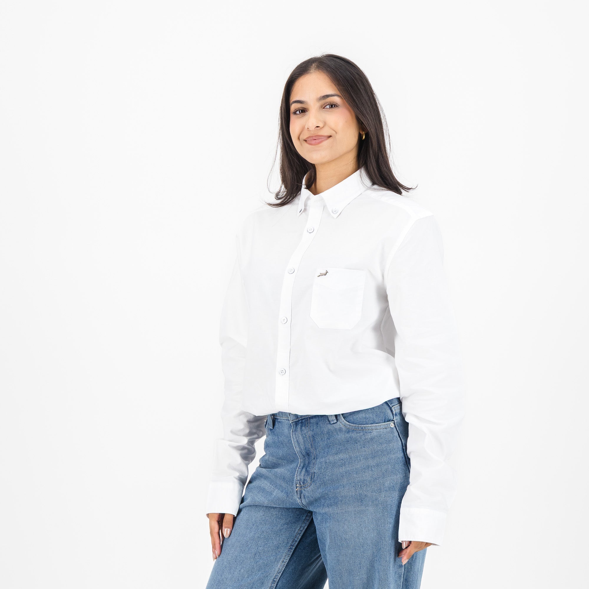 Springboks Premium Oxford Shirt-White