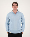 Springboks Premium Quarter Zip Knit-Skyway
